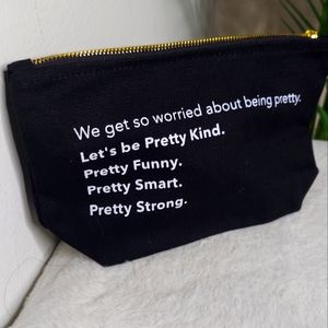 Let's be pretty cloth make up bag
